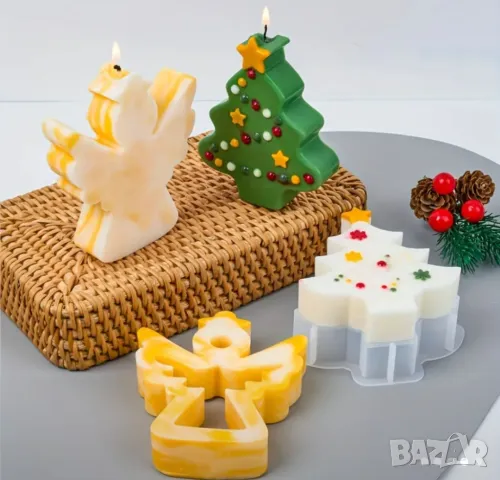 Комплект 6 коледни молда, снимка 3 - Форми - 47764169