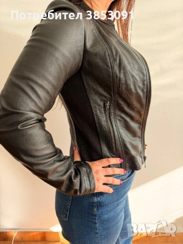 Кожено яке AIM размер 38, снимка 2 - Якета - 54163293