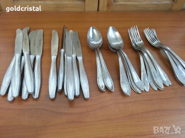 Български прибори за хранене Петко Денев , снимка 2 - Антикварни и старинни предмети - 37685338