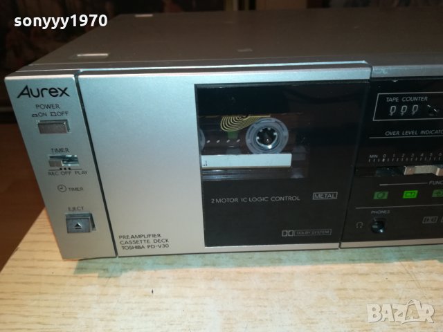 aurex toshiba preampli deck-japan 0412201649, снимка 6 - Ресийвъри, усилватели, смесителни пултове - 31015571