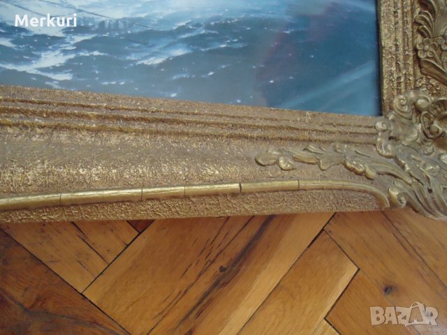 Красива литография ”Корабокрушение”, снимка 9 - Антикварни и старинни предмети - 34141078