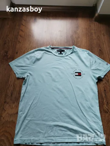 Tommy Hilfiger - страхотна мъжка тениска КАТО НОВА Л, снимка 4 - Тениски - 49715634