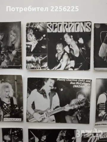 ЛОТ стари картички на метъл групи (лот 4), снимка 4 - Колекции - 49879911