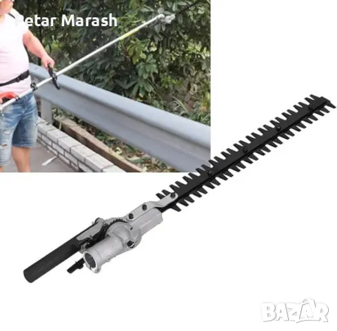 Приставка храсторез за бензинов тример – перфектен контрол при оформяне на жив плет!, снимка 6 - Други инструменти - 50433035