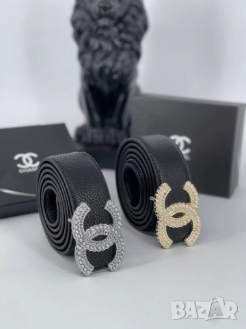 колани от естествена кожа в кутия CHANEL, снимка 3 - Колани - 51456903