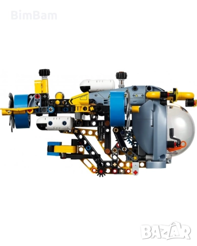 Конструктор LEGO® Technic 42201 - Дълбоководна изследователска подводница / 413 части, снимка 4 - Конструктори - 52343182