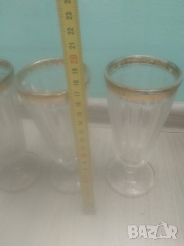 три кристални чаши-комплект, снимка 3 - Други ценни предмети - 37922922