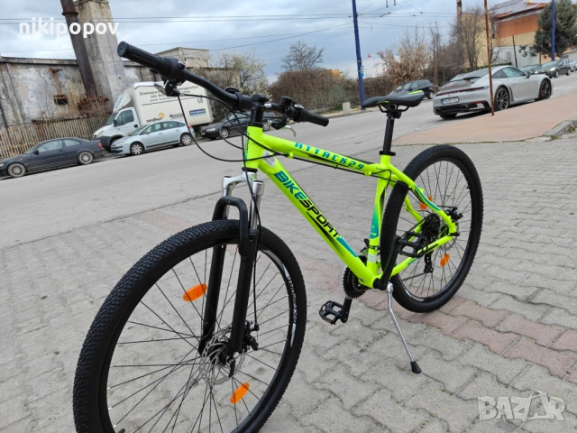 SPRINT Алуминиев велосипед 29" Bikesport ATTACK жълт, снимка 7 - Велосипеди - 53918373