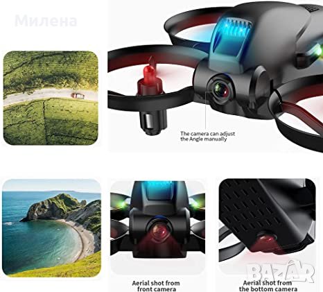 Промо дрон FPV KF615 с 3 батерии и чанта+гаранция, снимка 6 - Дронове и аксесоари - 38414651