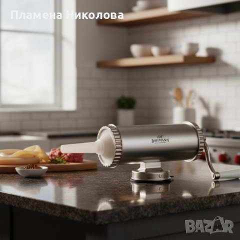 Пълначка за колбаси Bohmann BH 02-750 – Стабилна, удобна и идеална за домашни наденици, снимка 4 - Други - 52544830