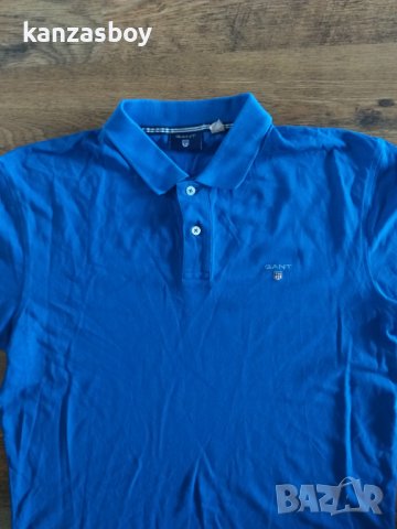 gant polo shirt - страхотна мъжка тениска Л размер , снимка 4 - Тениски - 40486507