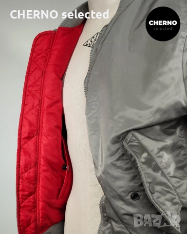 Яке бомбър ALPHA INDUSTRIES MA-1 – размер L•M – отлично състояние, снимка 10 - Якета - 52977206
