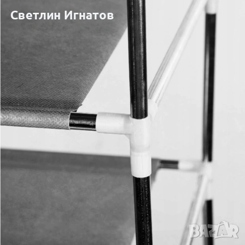 Сглобяем гардероб с платнена врата 87×43×166 см, снимка 4 - Гардероби - 54149101