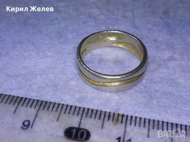 КРАСИВО ОРНАМЕНТИРАН АНГЛИЙСКИ СРЕБЪРЕН ВИНТИДЖ ПРЪСТЕН СРЕБРО 925 РЪЧНА ИЗРАБОТКА Тип ХАЛКА 40166, снимка 5 - Пръстени - 42795324