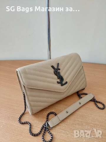 Ysl yves saint laurent дамска чанта през рамо лукс чанта  код 219, снимка 13 - Чанти - 43945983