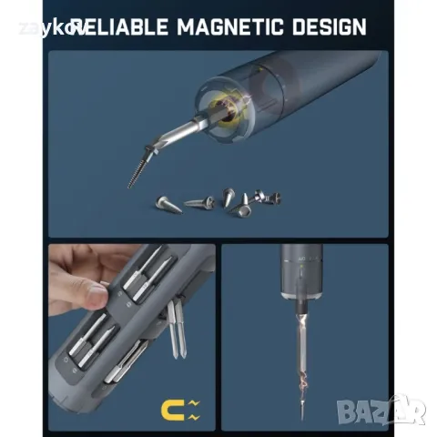 Акумулаторен електрически винтоверт Fanttik S1 Pro, снимка 7 - Винтоверти - 49788811