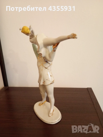 Танцьори стар български порцелан стара порцелан фигурка статуетка балерина танцьор балерина , снимка 8 - Антикварни и старинни предмети - 52022205