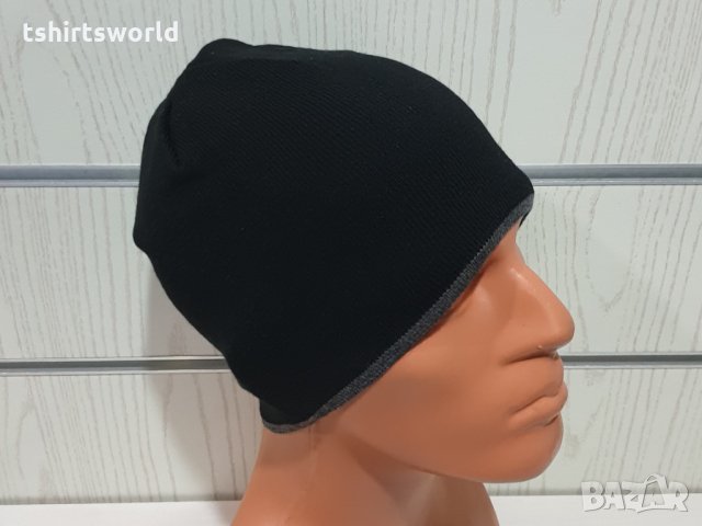 Нова зимна мъжка черна шапка, снимка 4 - Шапки - 30808255