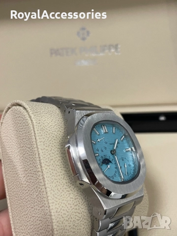 Patek Philippe nautilus tiffany blue, снимка 4 - Мъжки - 52485551