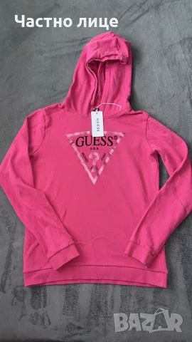 Блуза с дълъг ръкав и качулка Guess, с етикет, снимка 3 - Блузи с дълъг ръкав и пуловери - 55967983