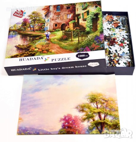 Пъзел Канал Венеция 1000 части HUADADA, снимка 3 - Игри и пъзели - 38871829