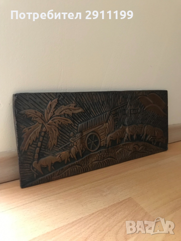 Метална картина, сувенир от Уругвай, снимка 4 - Картини - 36538760