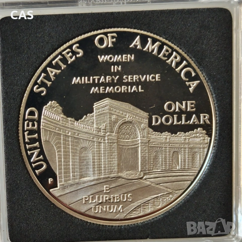 1 Долар 1994 САЩ - сребро , снимка 2 - Нумизматика и бонистика - 54347430