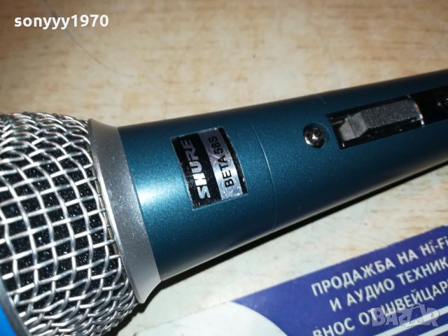 shure beta sm58s-profi-внос швеицария 2111201939, снимка 4 - Микрофони - 30867101
