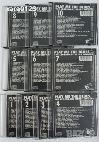 Play Me The Blues... The Legendary Blues Singers 10CD, снимка 1