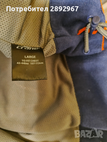 Червено яке Crane размер L, снимка 10 - Якета - 51838934