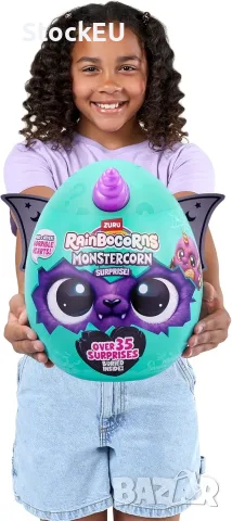 Плюшена играчка изненада Zuru Rainbocorns Monstercorn
