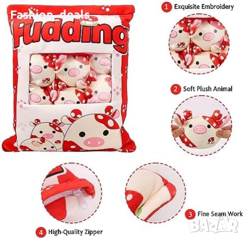 Нови 6 броя плюшени играчки Крава възглавнички Деца Подарък, снимка 4 - Други - 42433151
