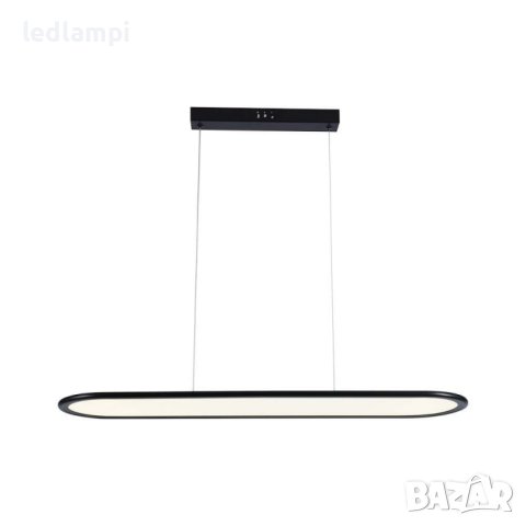 LED Полилей 24W Черен 3000Lm IP20