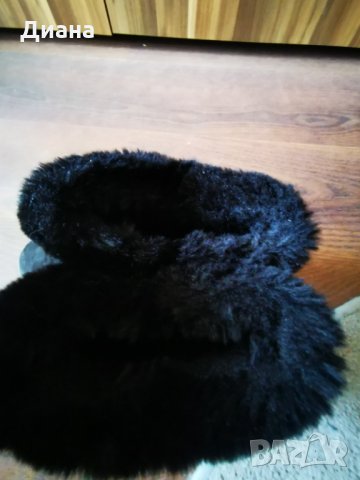 Боти с пухче, снимка 5 - Дамски боти - 27757211
