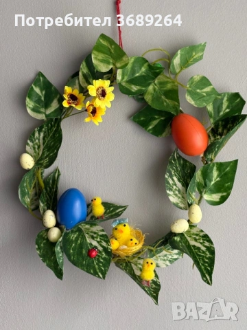 Великденска декорация, снимка 5 - Декорация за дома - 53921225