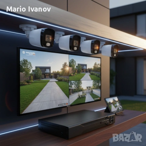 Професионален комплект за сигурност с 4 камери IP67 YL-806B, снимка 2 - Комплекти за видеонаблюдение - 53379291