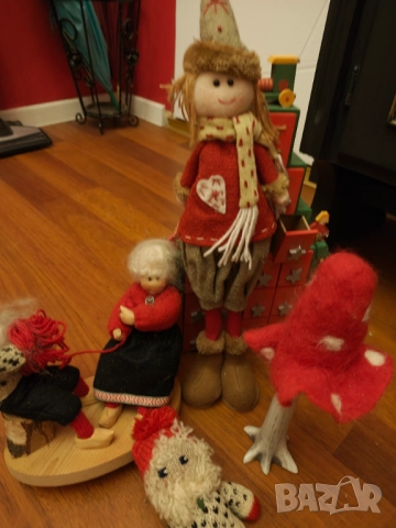 Лот коледна норвежка декорация ръчна изработка , снимка 7 - Декорация за дома - 52495856