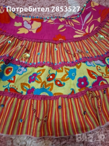 River Island Поличка с пайети, снимка 2 - Поли - 32125840