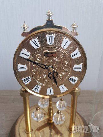 Настолен часовник със стъклена колба, снимка 4 - Антикварни и старинни предмети - 34897527