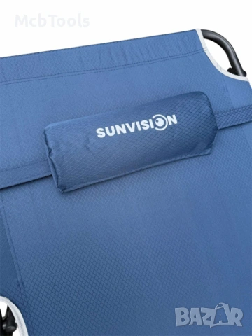 Сгъваемо походно легло тип шезлонг SunVision, снимка 8 - Къмпинг мебели - 54153653