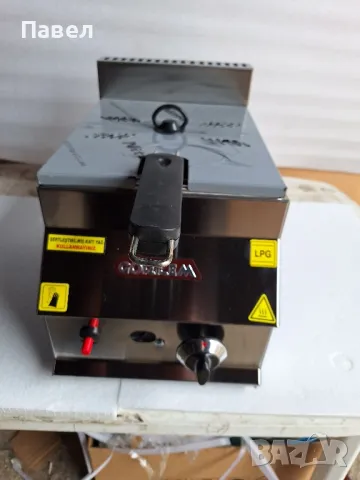 Фритюрник 5,5л. газов -Нов, снимка 2 - Обзавеждане на кухня - 50015357