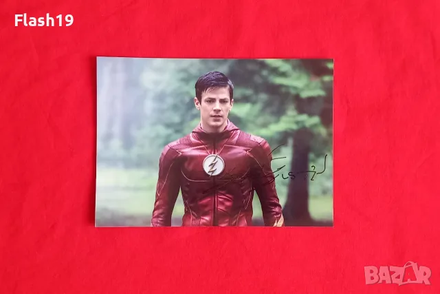 Автограф Грант Гъстин (Светкавицата / The Flash) (виж описанието)