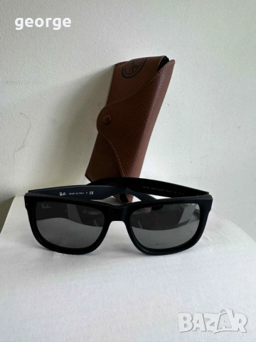 Слънчеви очила Ray-Ban Matte Black Justin, снимка 8 - Слънчеви и диоптрични очила - 52884055