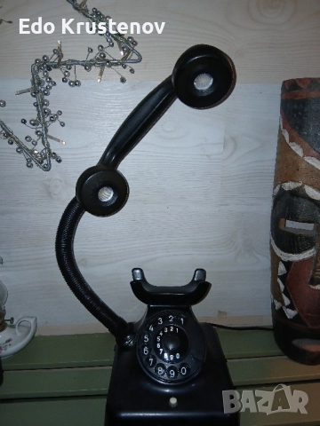 Нощна лампа ретро телефон 