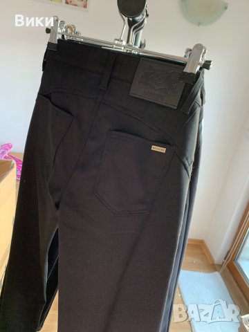 Черен дамски панталон moschino, снимка 6 - Панталони - 39601165