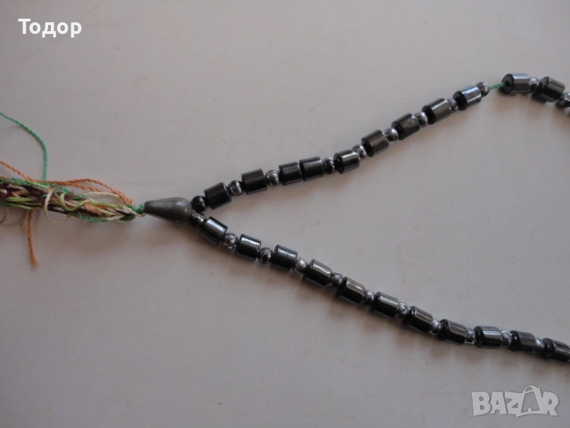Броеница от хематит 10, снимка 6 - Колекции - 52661355