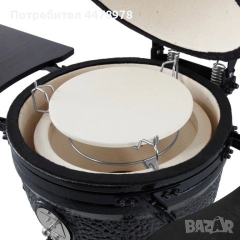 Керамично барбекю за печене, грил и опушване – Ø46 см, снимка 8 - Обзавеждане на кухня - 52410686