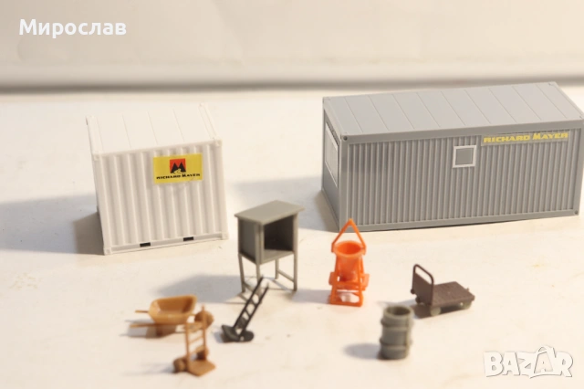 HERPA H0 1/87 ФУРГОН КОНТЕЙНЕР АКСЕСОАРИ КОЛИЧКА МОДЕЛ ЛОТ