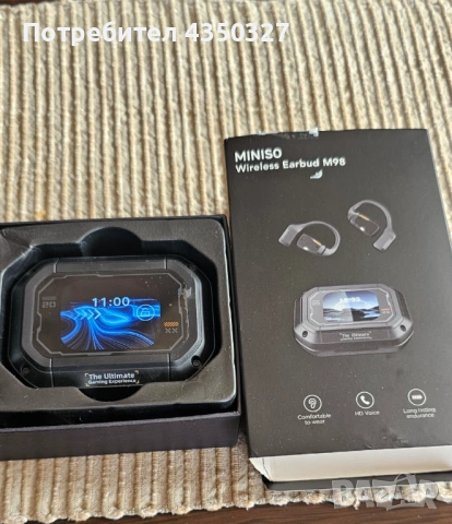 Безжични слушалки BGHYHYHI, превод на глас в реално време, тъч контрол, Hi-Fi стерео звук, черецвят,, снимка 3 - Слушалки, hands-free - 53914939