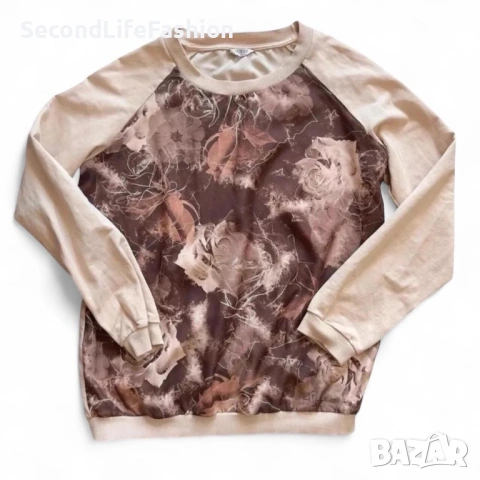 Дамска блуза с дълъг ръкав и флорален принт Guess, размер S